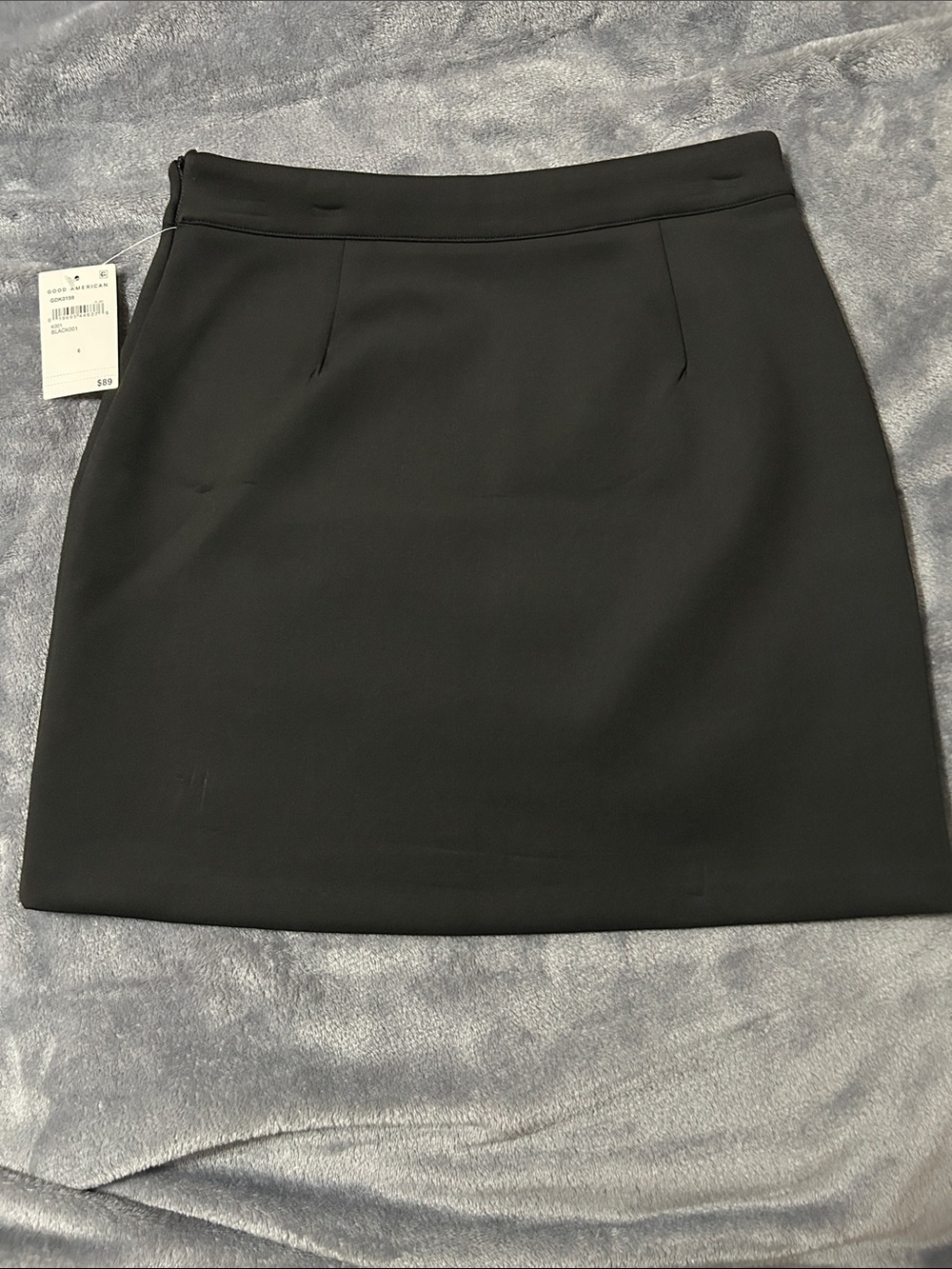 Good American Black Scuba Mini Skirt - Picture 5 of 5
